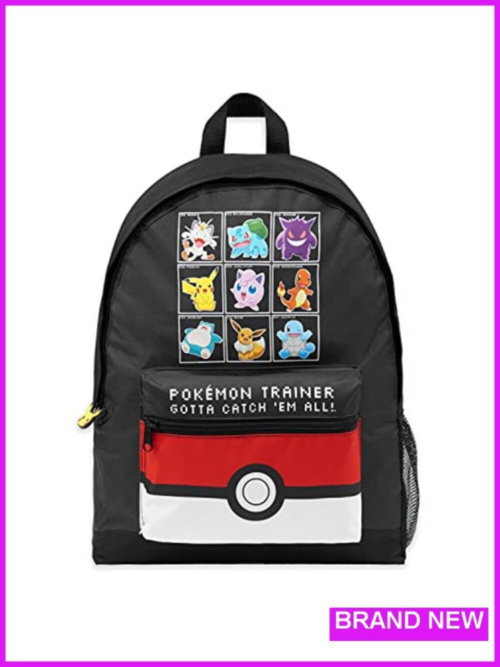 Pokemon Pikachu Anime School Backpack Bookbag Kids Teens Daypack Polyester